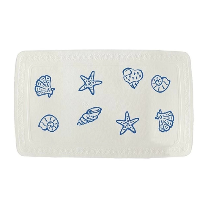 Spirella Tapis Fond de douche PVC CONCHA 55x55cm Coquillages
