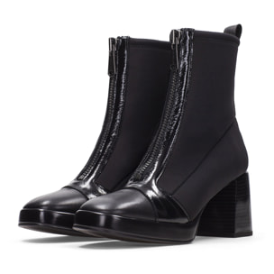 Botin Tokio Negro vino 7 cm