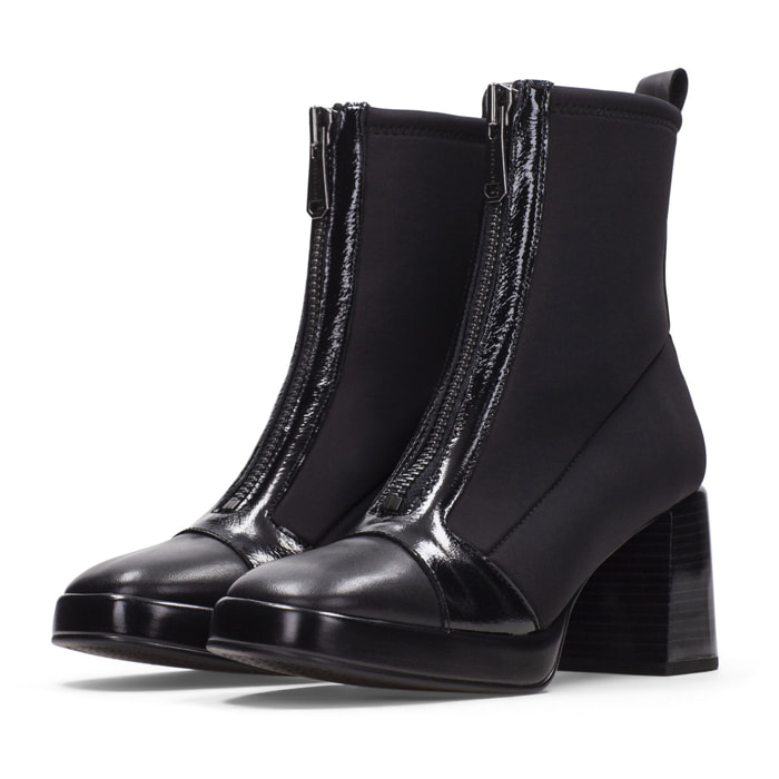 Botin Tokio Negro vino 7 cm