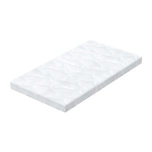 Matelas pour berceau 6x50x90cm en polyester blanc