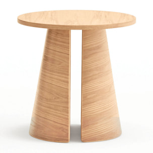 Mesa auxiliar redonda Cep natural