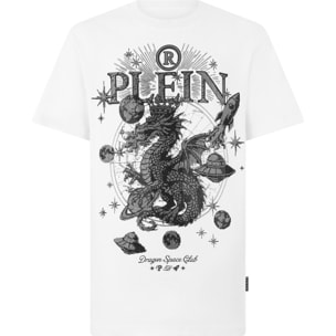 PHILIPP PLEIN Camiseta de cuello redondo y manga corta DRAGON