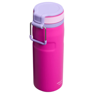 Borraccia Con Cannuccia - 0,47L - ICEFLOW™ BOTTLE TWIST FLIP 2.0 - Violet Blossom