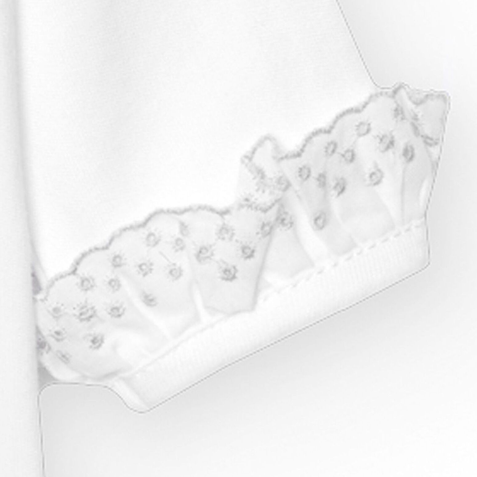 Body bebé manga larga cuello batista