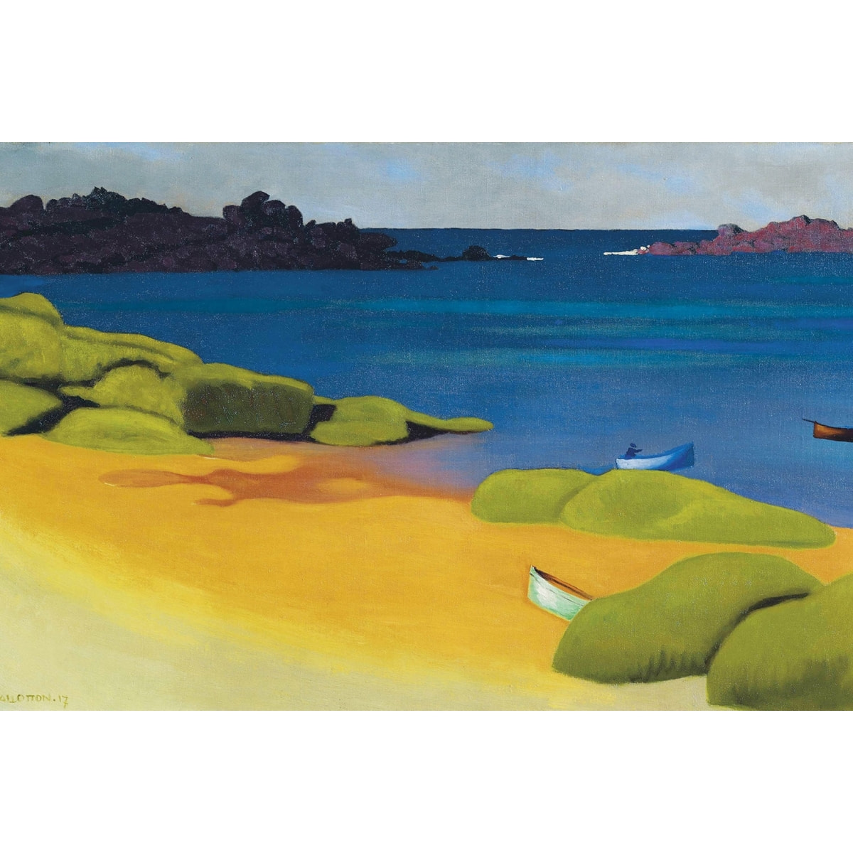 Tableau d'art classique Baie de Trégastel - Felix Vallotton Toile imprimée