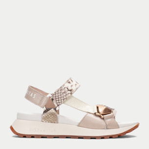 Sandalia Sport Maui Taupe 4,5 cm