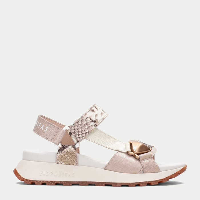 Sandalia Sport Maui Taupe 4,5 cm