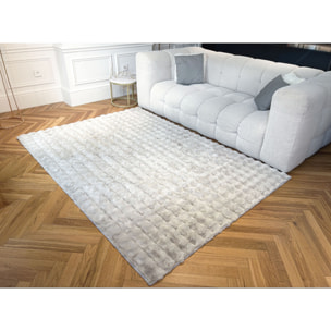 BUBBLE - Tapis doux gris
