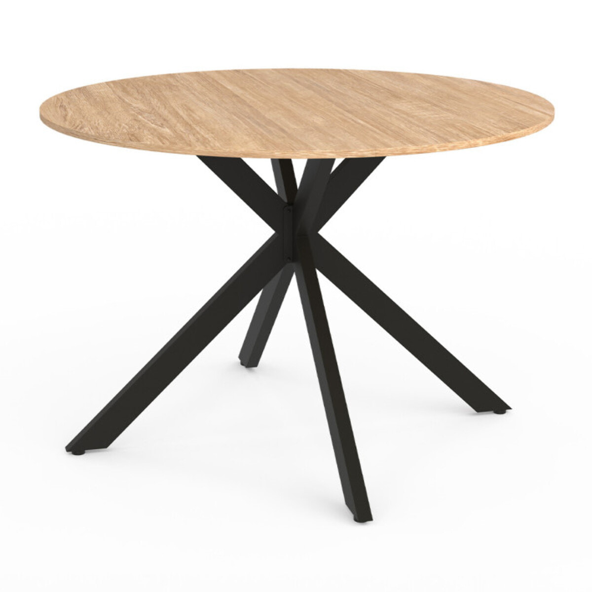 Table repas extensible Soline - Bois / Noir