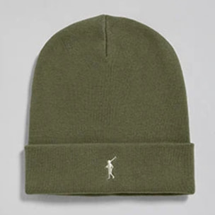 Gorro Vinny verde militar con logo bordado Rigby Go