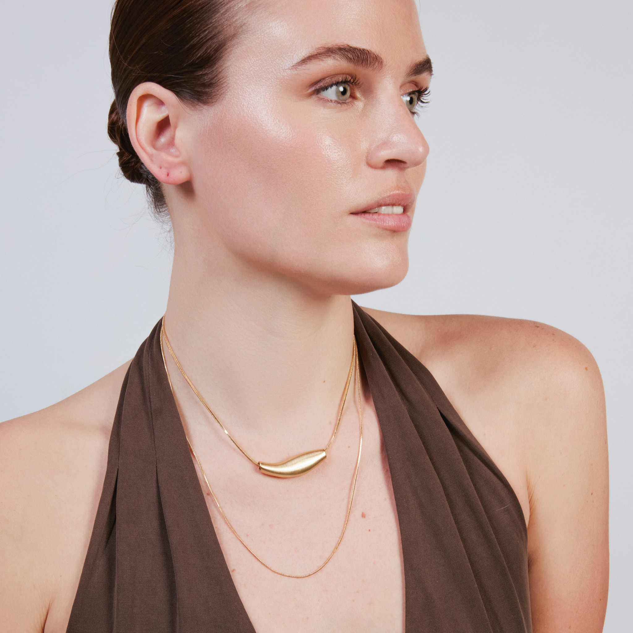 Collar Syten acabado oro amarillo 18k