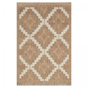 Tapis extérieur tissé kilim rectangle TEBI