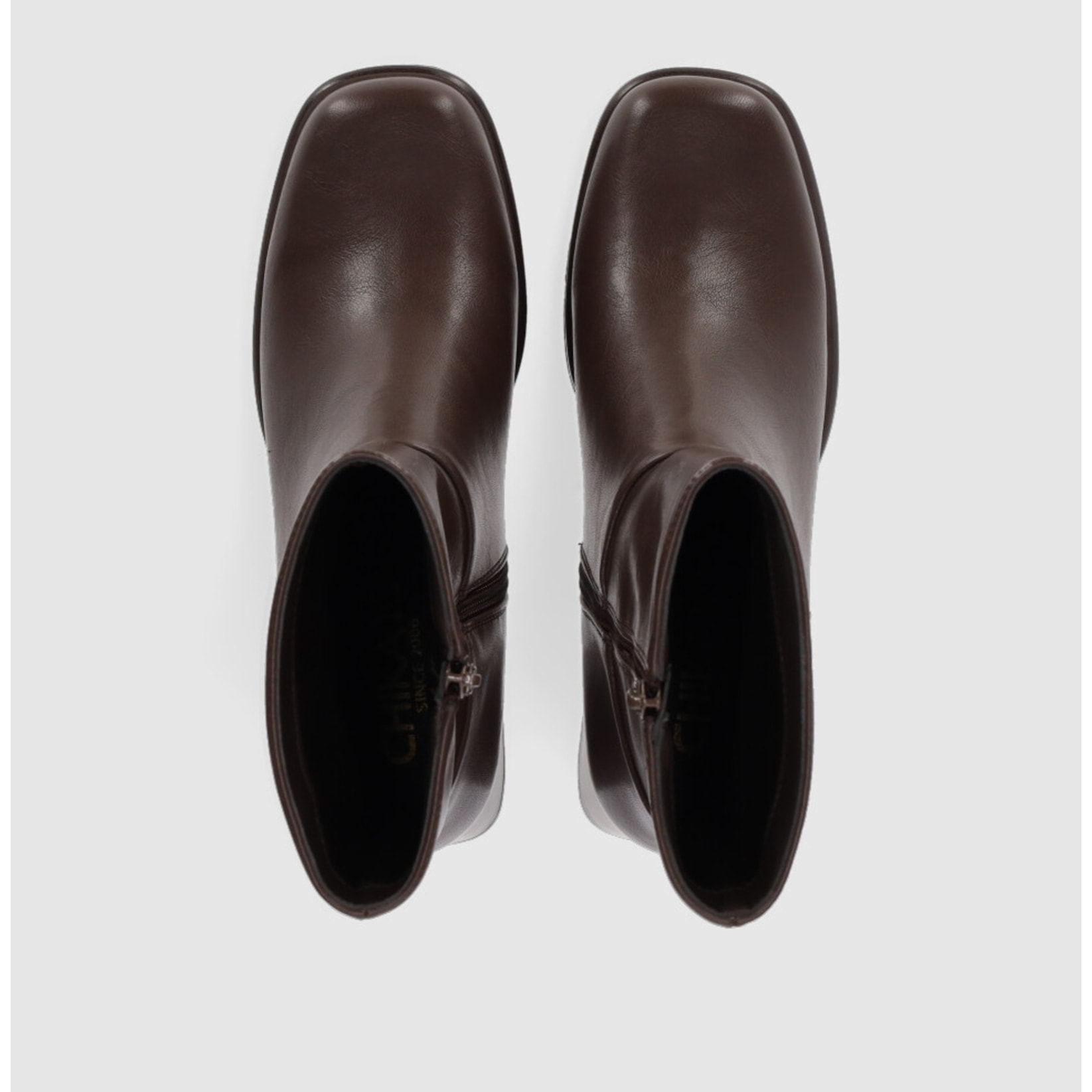 Botines - Marron - Tacón: 9 cm