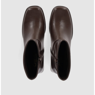 Botines - Marron - Tacón: 9 cm