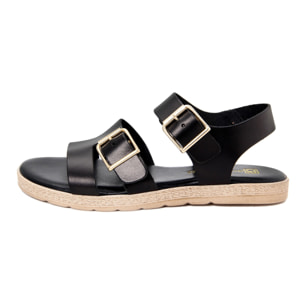 Sandalo flat Gagliani Renzo Nero