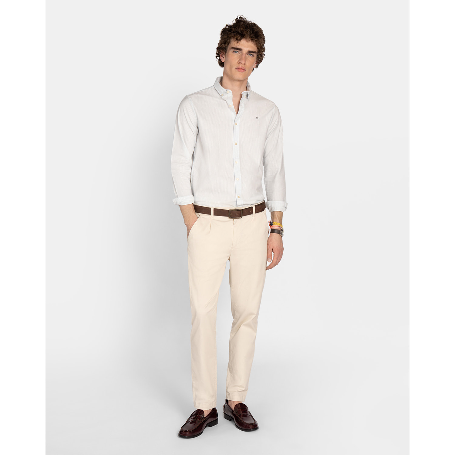 CAMISA MEDITERRANEO STRIPED OXFORD