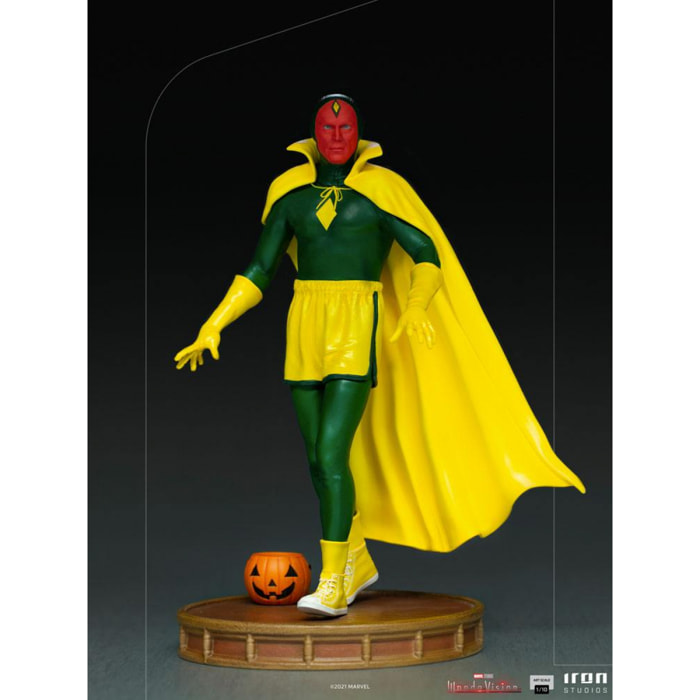 Wandavision Art Scale Statua 1/10 Vision Halloween Version 22 Cm Iron Studios