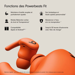 Ecouteurs sport BEATS Powerbeats Fit Orange