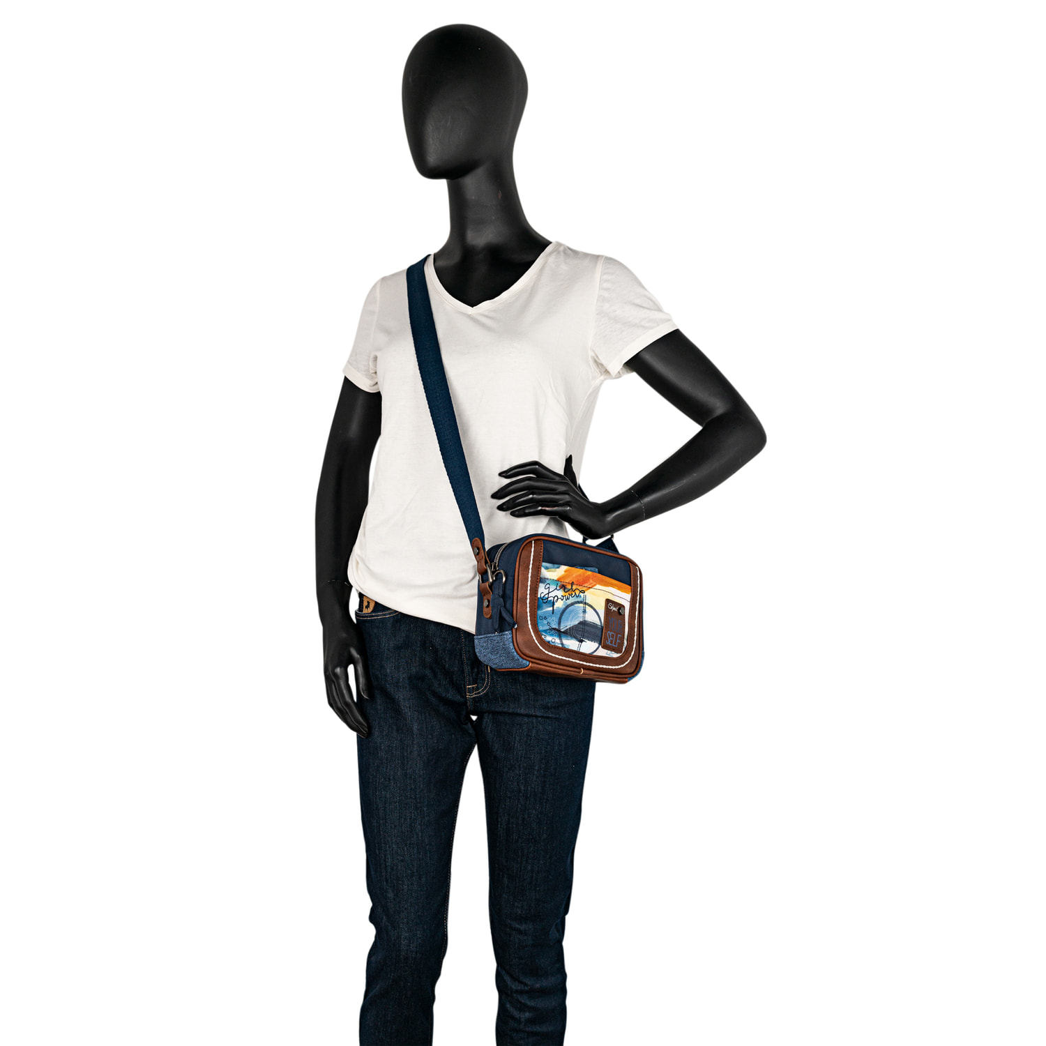 Bolso Bandolera Mujer Skpat Sirmione Azul Marino