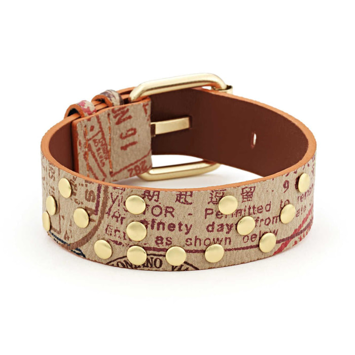 Bracciale ALV By Alviero Martini Pelle Beige