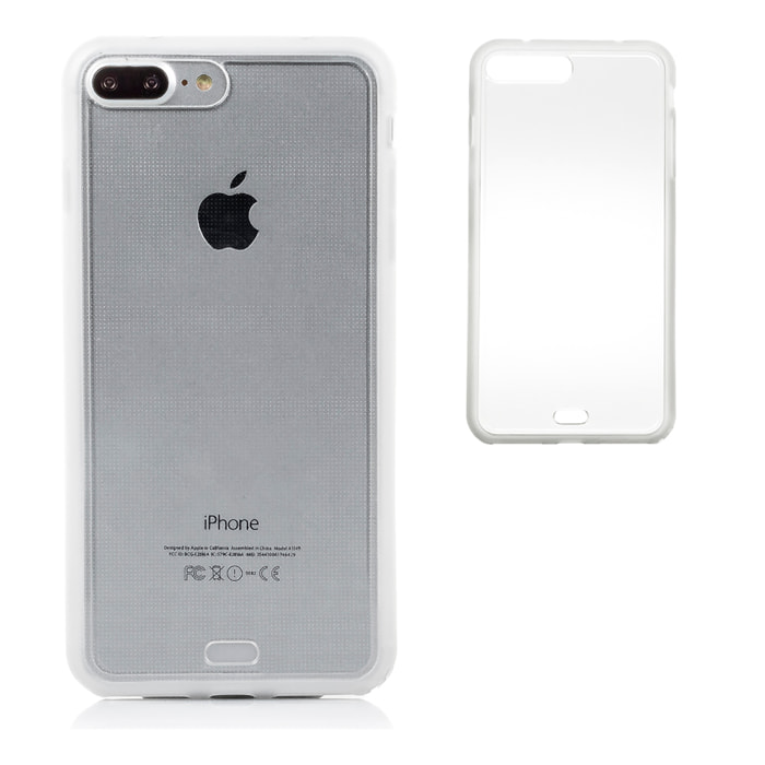 DAM CUSTODIA IN TPU TRASPARENTE PER IP7 PLUS / 8 PLUS 815 Cm. Colore trasparente