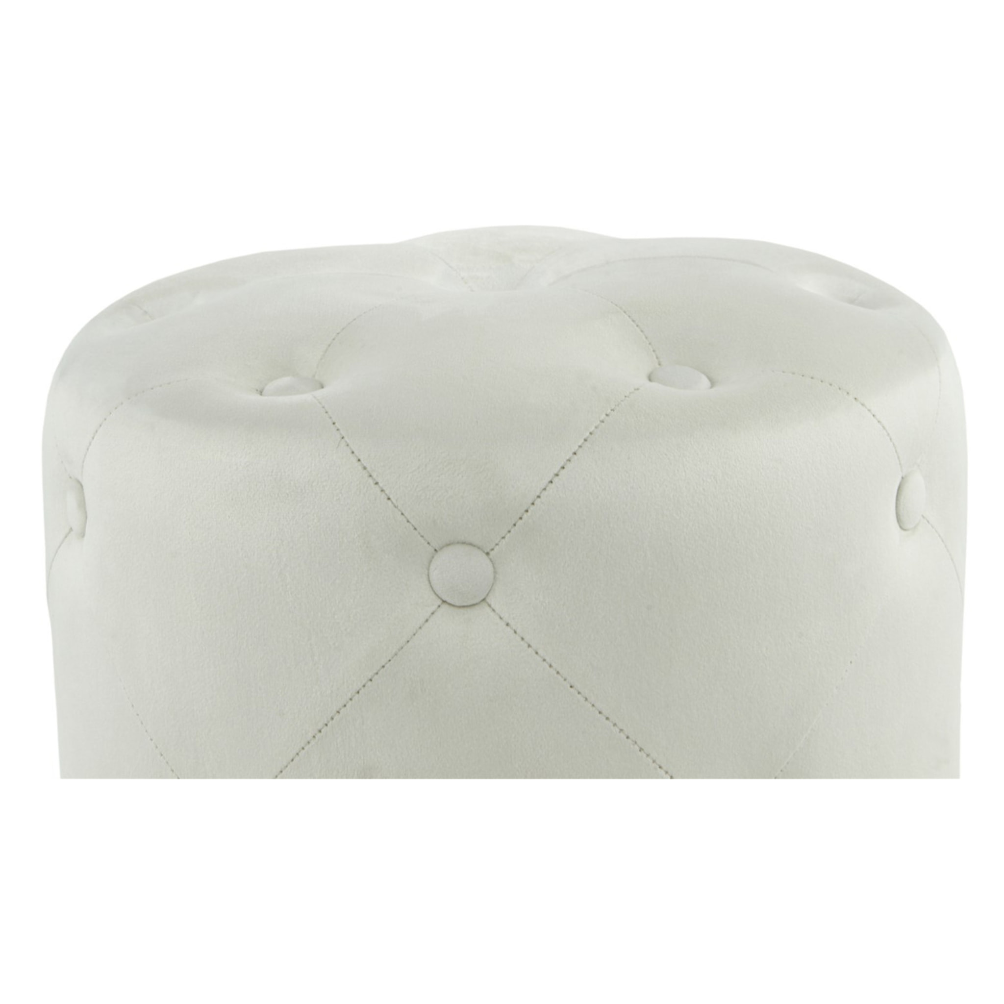 Pouf contenitore Piano in velluto bordeaux con base dorata