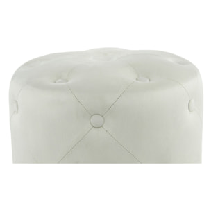 Pouf contenitore Piano in velluto bordeaux con base dorata