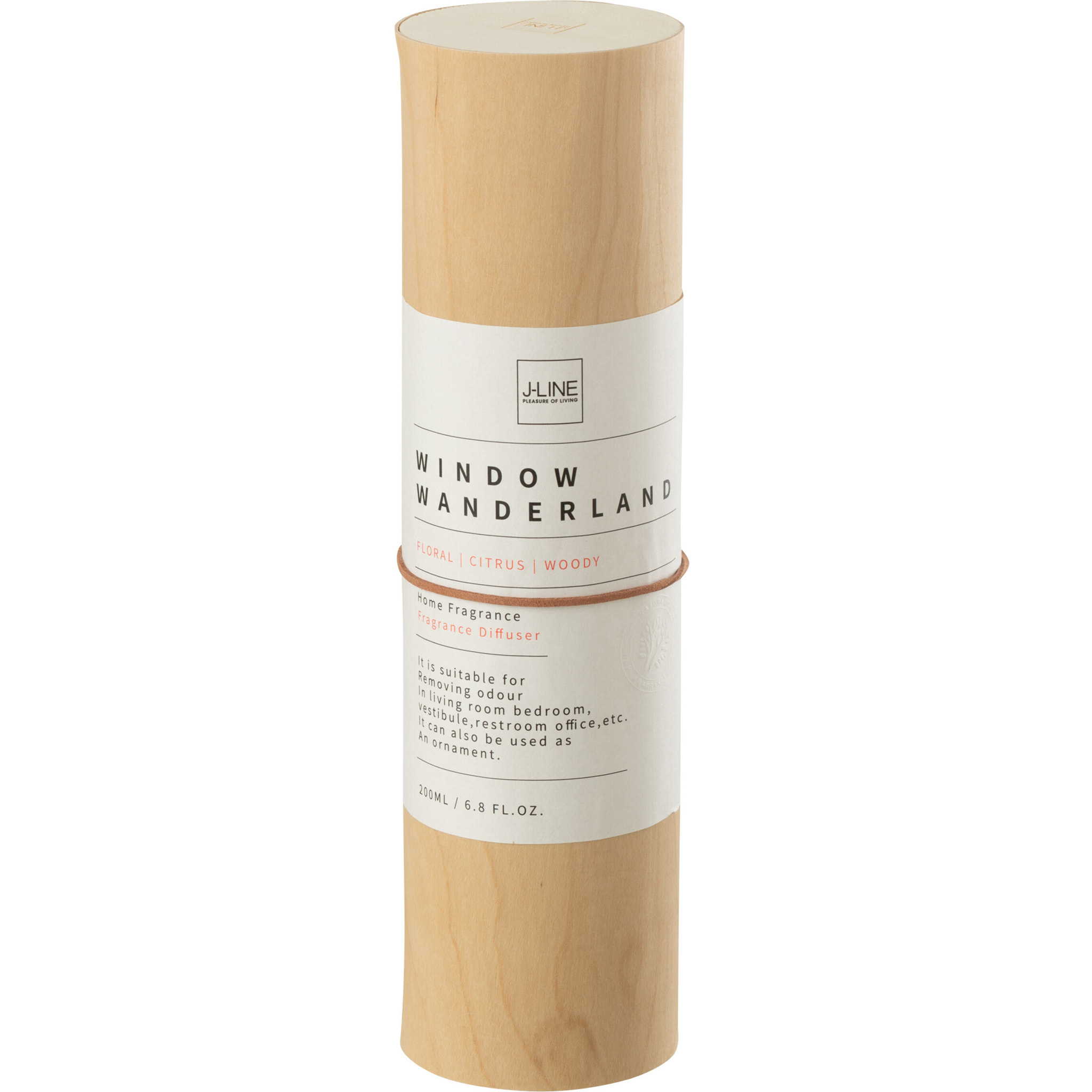 J-Line Bâtonnets parfumés Rond - Window Wanderland - transparent - large - 200 ml