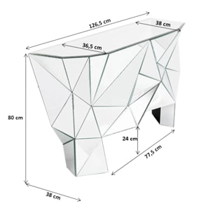 Console Prisma 126x38cm Kare Design