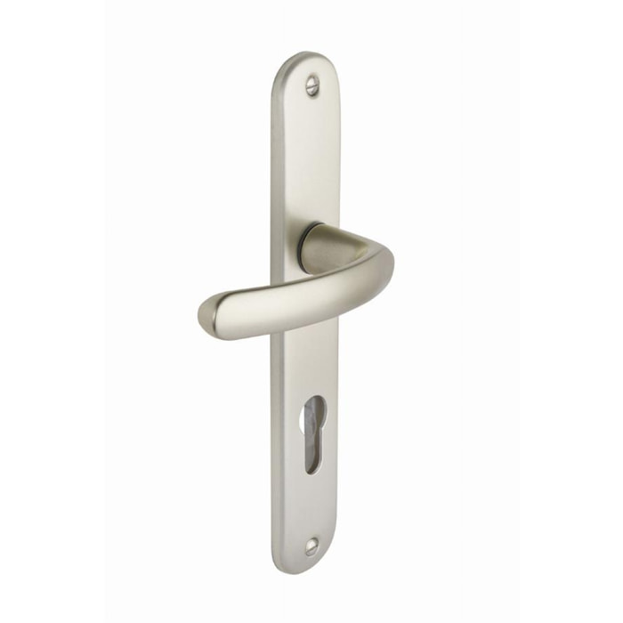 Ensemble de porte Budget BEZAULT entraxe 195mm Clé i - Champagne - 204861