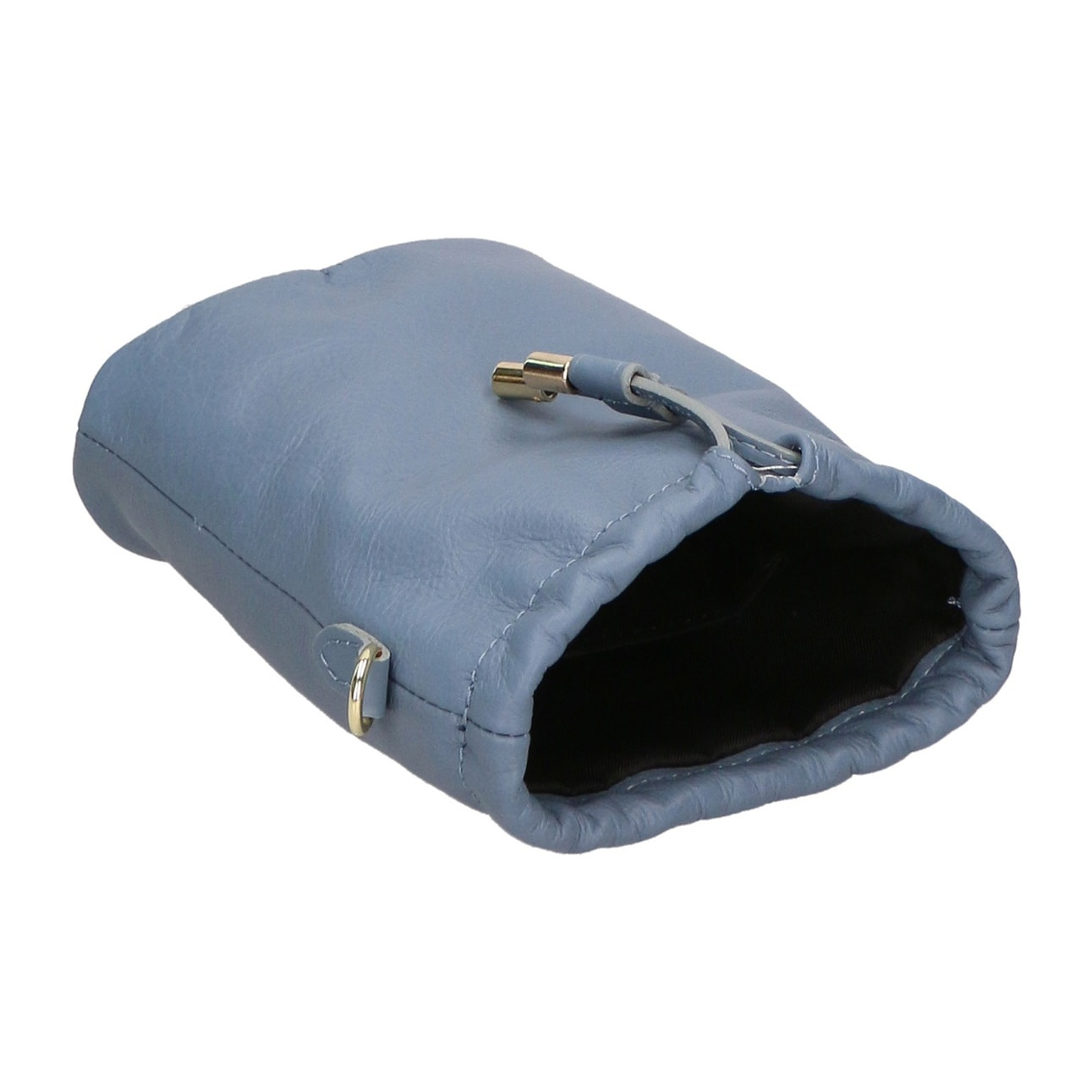 Borsa a sacca da donna - Modello Angela - Vera pelle - 16.0 x 20.0 x 7.0 cm