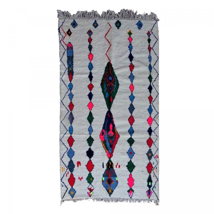 Authentique tapis berbère fait main en laine GEPU