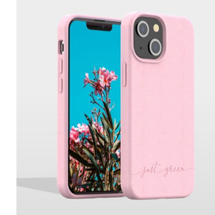 Coque JUST GREEN iPhone 13 mini Bio rose