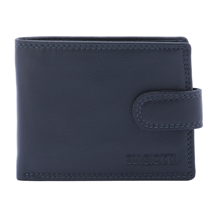 Portafoglio  da uomo In Vera pelle Made in Italy 9x11x2,5 cm
