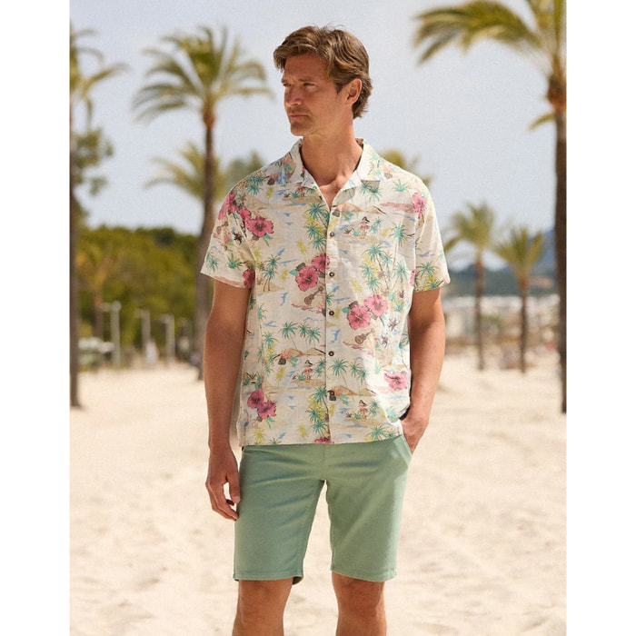 Camisa Manga Corta Blanco - Deuce