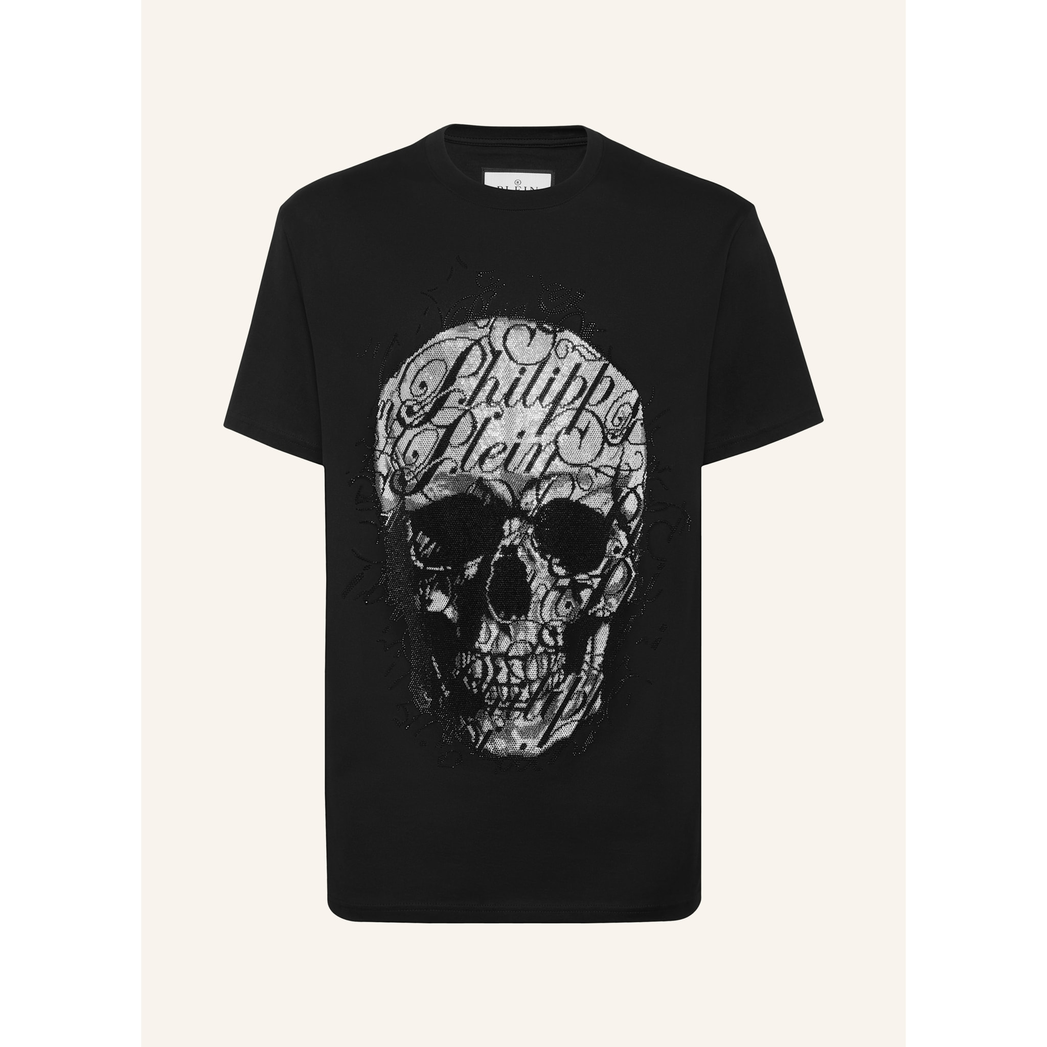 PHILIPP PLEIN T-Shirt Round Neck SKULL