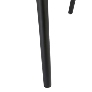 Fauteuil à dîner "Yamato" hêtre noir