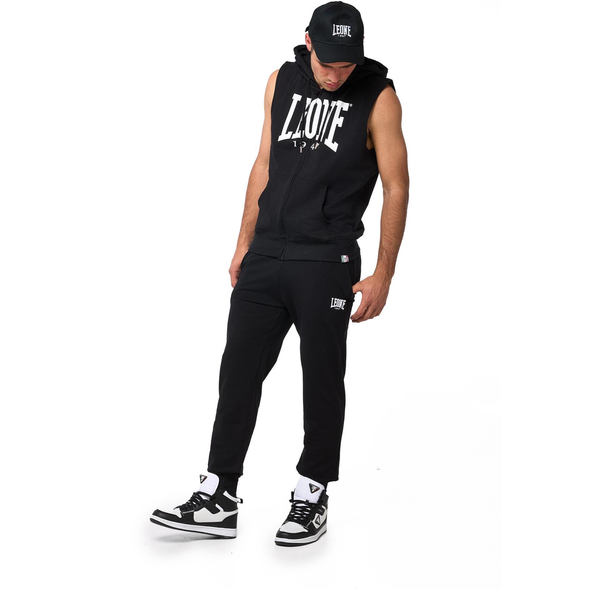 Pantalón deportivo de hombre Leone Basic con puños