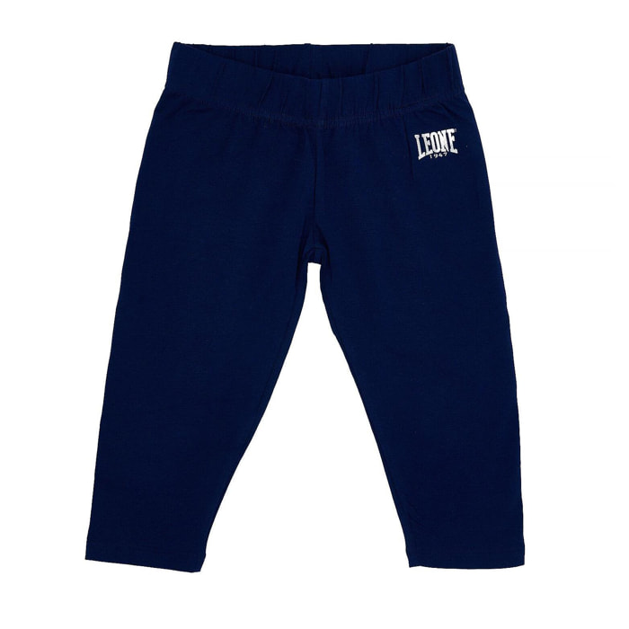 Leggings capri de niña metalizados