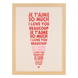 Affiche encadrée Carine 30x40cm