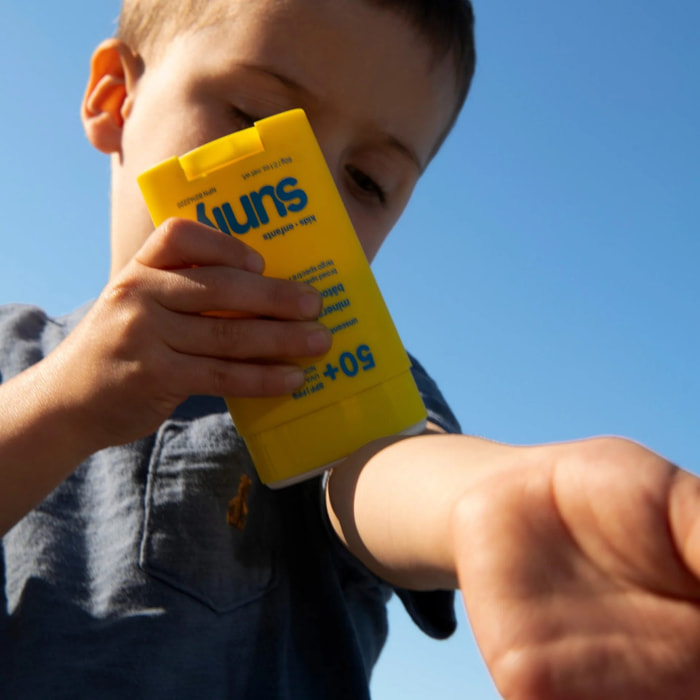 Mineral sunscreen Stick Face & Body Kids SPF 50 unscented Attitude Sunly 60 g