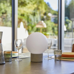Lampe de table sans fil TERRA H25CM