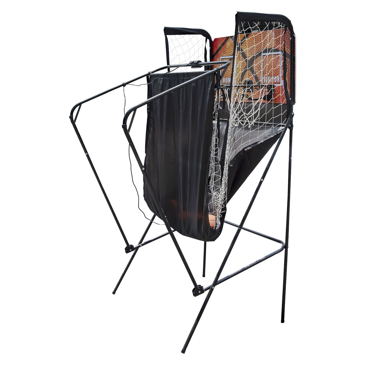 Jeu de basket-ball arcade pliante double panier