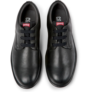 Zapatos de cordones - CAMPER Atom Work - Negro - Cuero liso