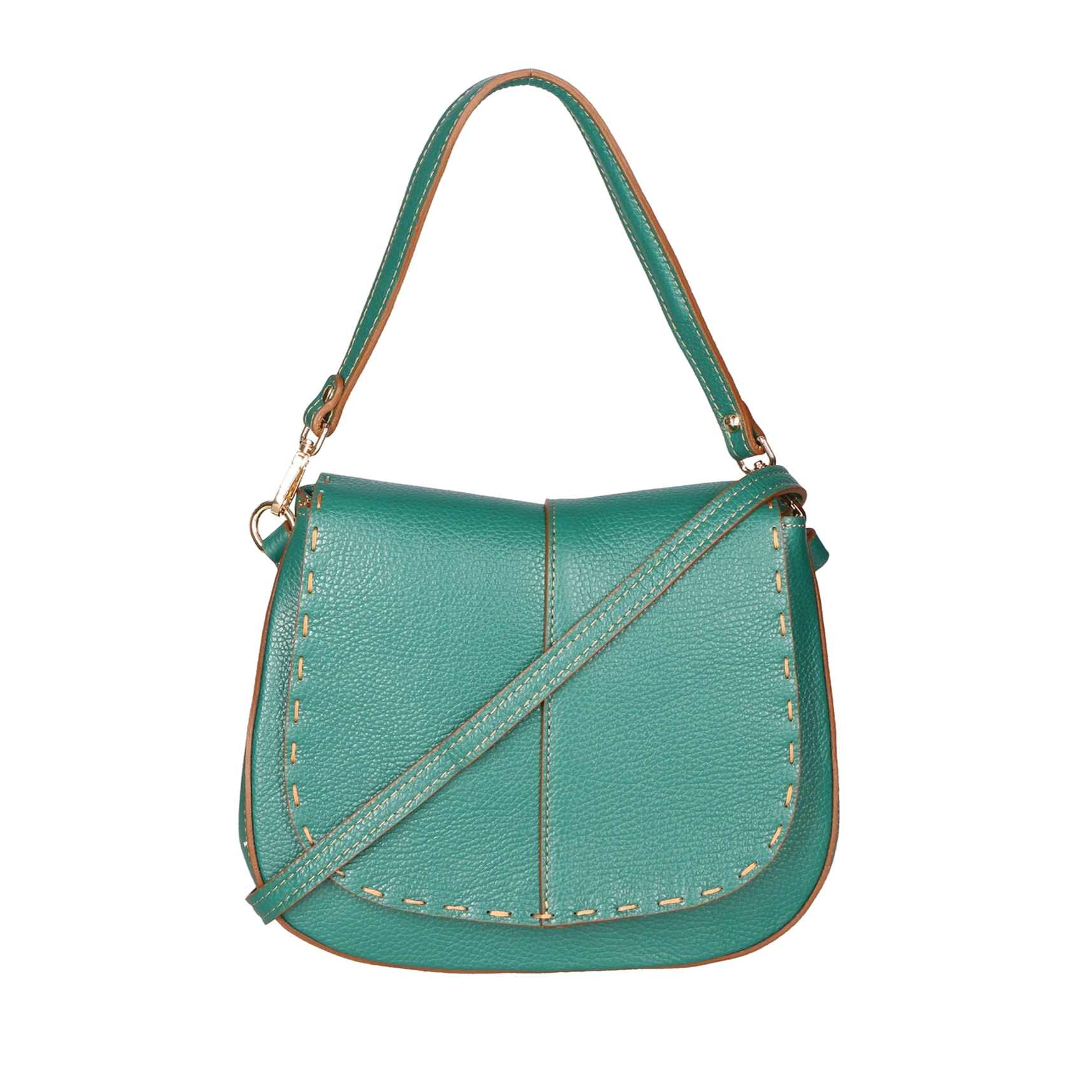 Borsa a spalla da Donna Winona in Vera Pelle Made in Italy 26x20x13 cm