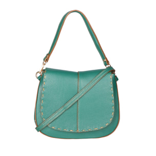 Borsa a spalla da Donna Winona in Vera Pelle Made in Italy 26x20x13 cm