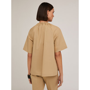 Motivi - Camicia con coulisse - Beige