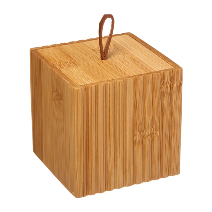 Pot à cotons "Terre Inconnue" bambou
