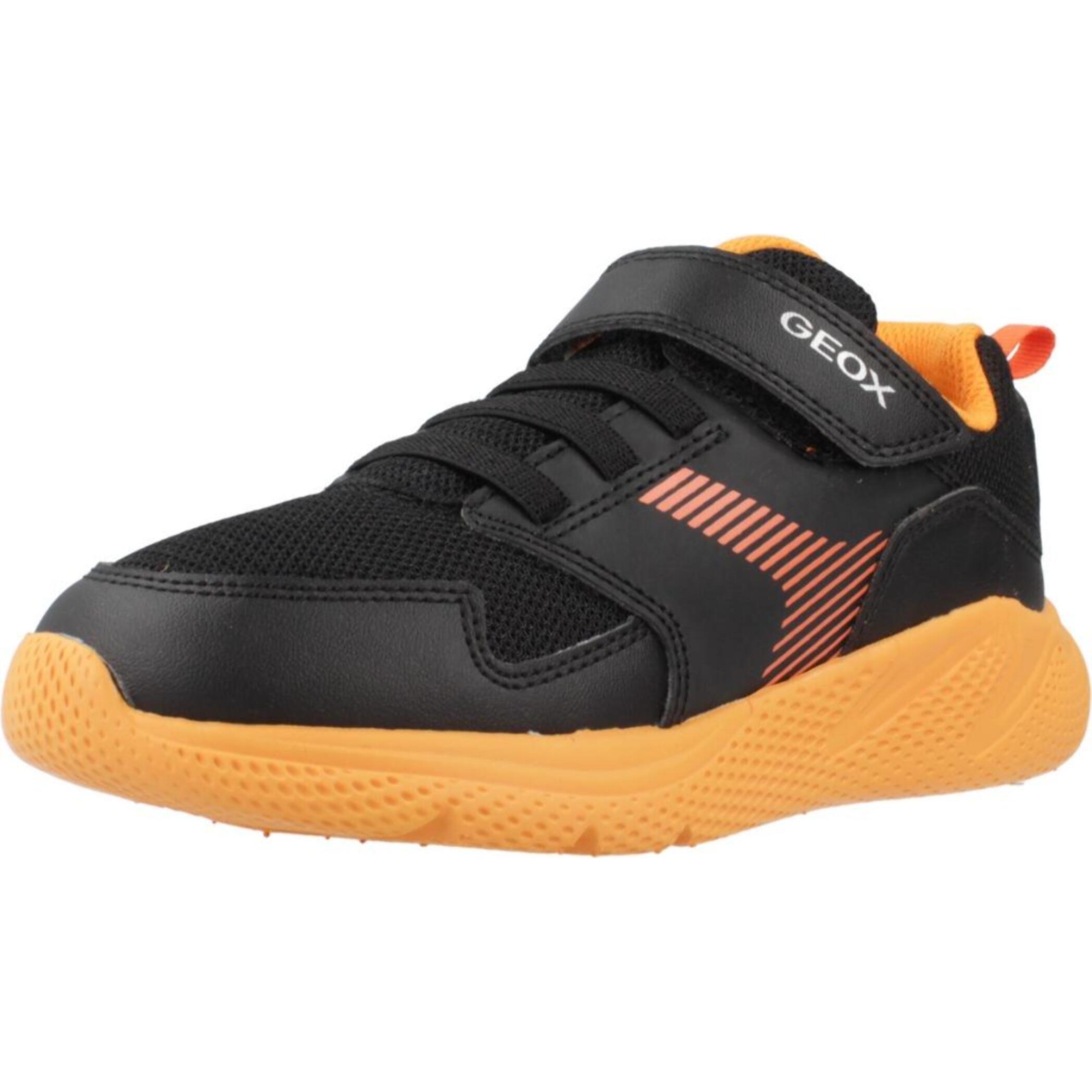 Zapatillas Niño de la marca GEOX  modelo J SPRINTYE BOY NEGRO
