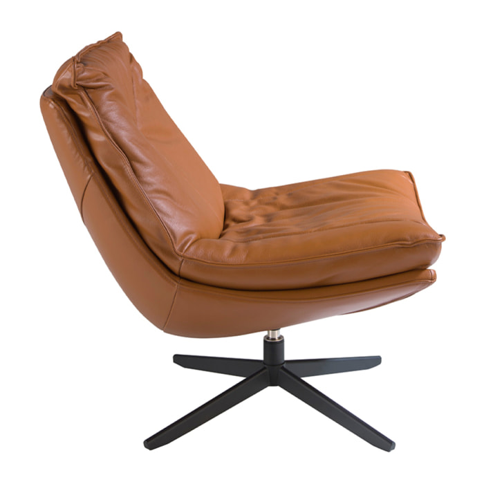 Sillón Angel Cerda giratorio tapizado 75x90x87cm